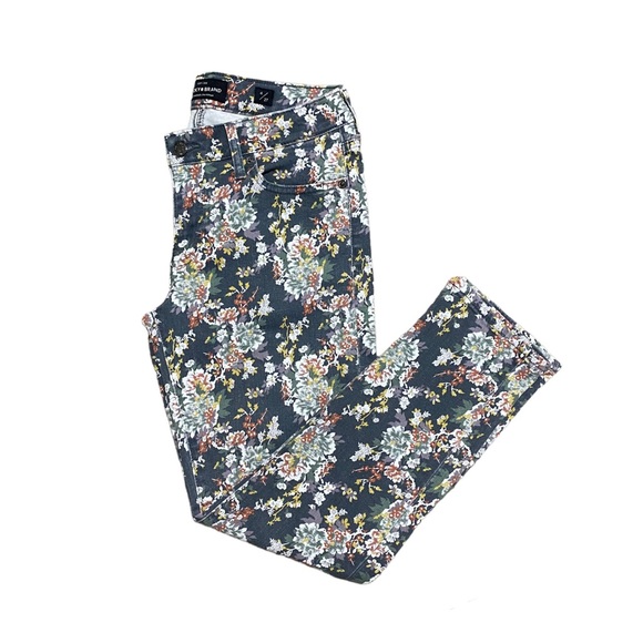 Lucky Brand Lolita Crop Floral Jeans - Picture 1 of 6